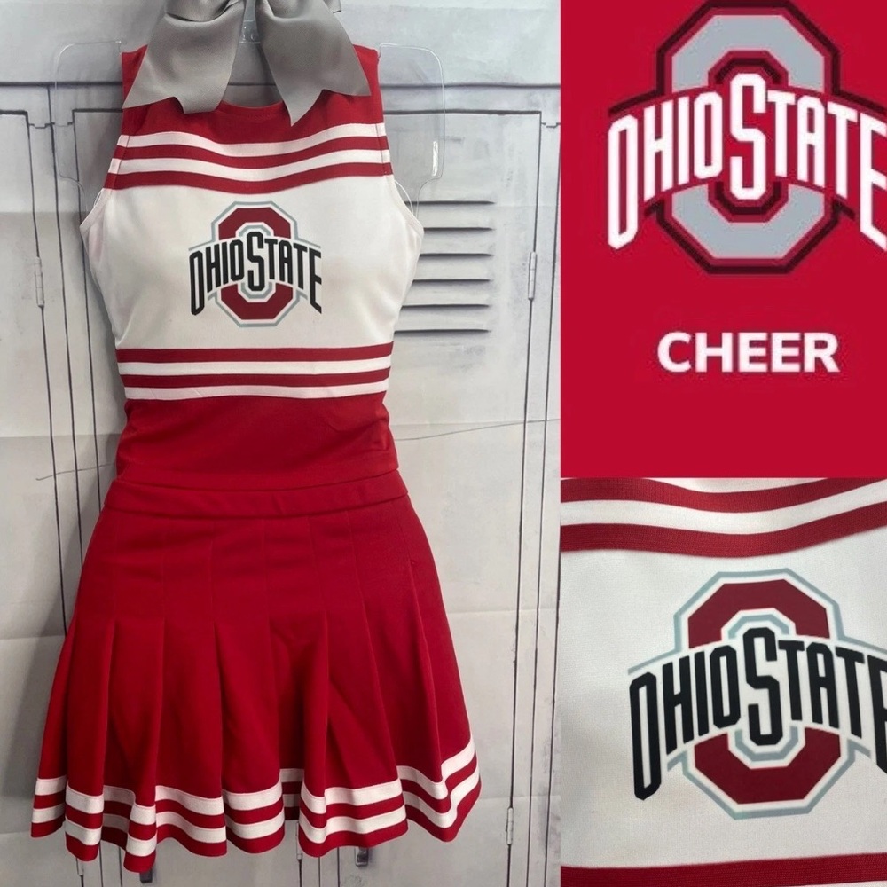Ohio State Cheerleading Outfit Red and White - Picture 2 of 7